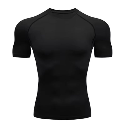 Men’s Compression T-Shirt – Outdoor Training, Fitness, Gym, Running & Jogging Sports Top