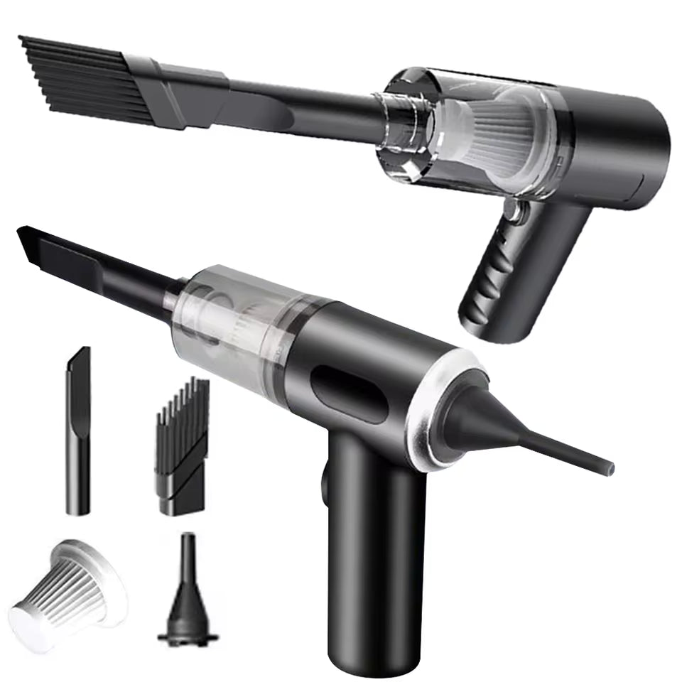 Portable Wireless Car Vacuum Cleaner | 120W High-Power Cordless Dual-Use Vacuum for Home & Car