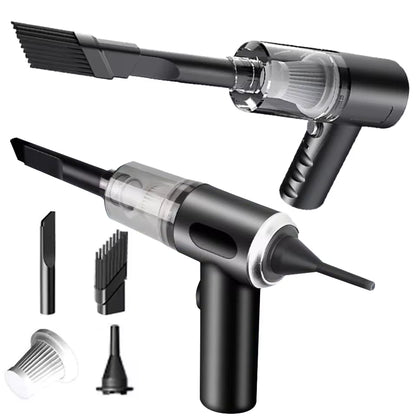 Portable Wireless Car Vacuum Cleaner | 120W High-Power Cordless Dual-Use Vacuum for Home & Car