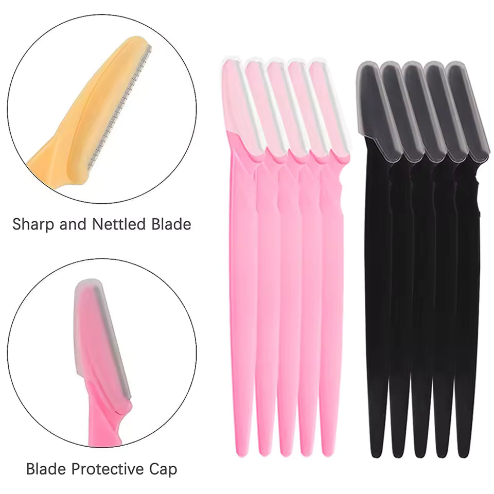 Eyebrow Razor Set – Multipurpose Face Razors for Women & Men | Shaving & Makeup Tool