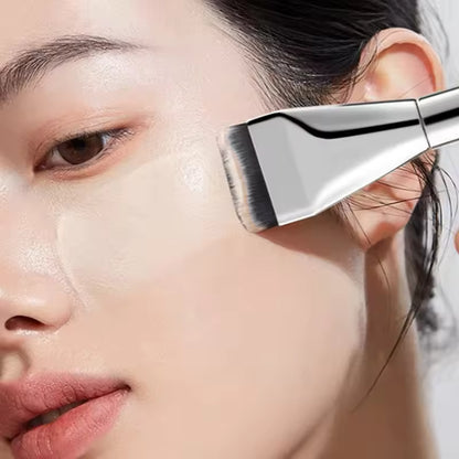 Korean Foundation Brush – Ultra-Thin One-Line Makeup Brush for Foundation, Primer & Concealer