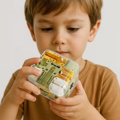 Educational 3D Maze Cube – Brain-Teasing Puzzle Toy for Kids, Birthday Party Favors & Gifts (Ages 3+)