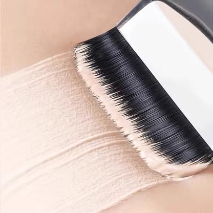 Korean Foundation Brush – Ultra-Thin One-Line Makeup Brush for Foundation, Primer & Concealer