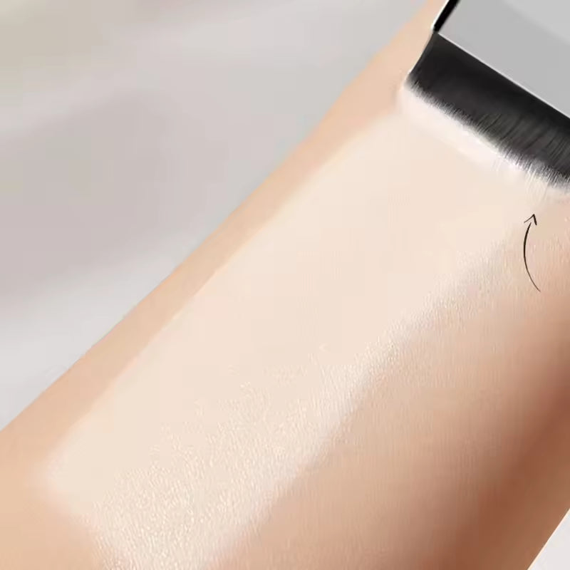 Korean Foundation Brush – Ultra-Thin One-Line Makeup Brush for Foundation, Primer & Concealer