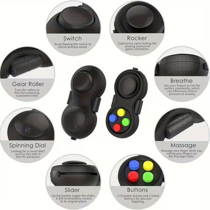 3pcs Fidget Pad Set – Retro Classic Handheld Fidget Game Controller Toys for Stress & Anxiety Relief