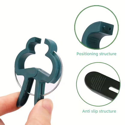 20/40/60pcs Heavy-Duty Adjustable Plant Clips – Reusable, Sturdy Support for Tomatoes, Vines, Flowers & Vegetables – Indoor & Outdoor Plant Training, Multi-Size, Green & Black