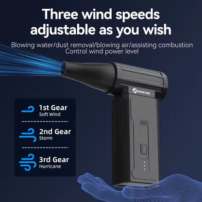 Booster JetFan Power Air Blower | 100000RPM Cordless Air Duster & Keyboard Cleaner
