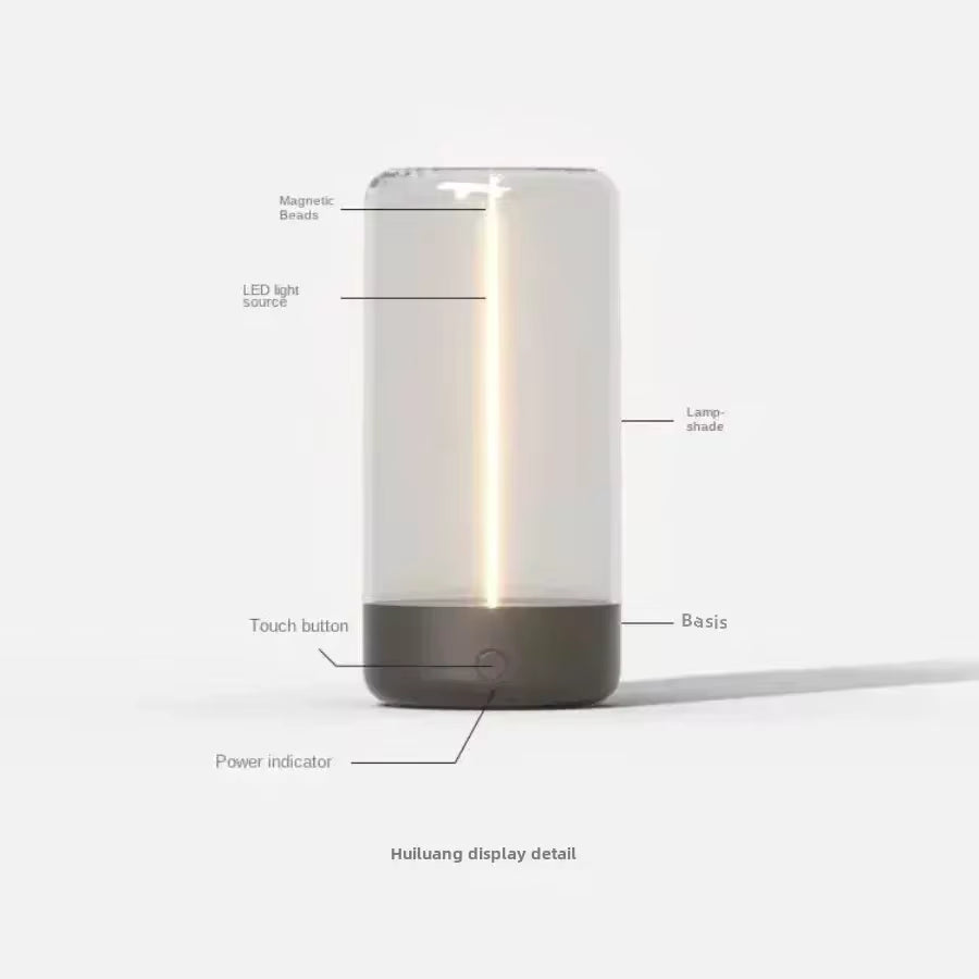 Portable Quantum Magnetic Ambient Light | Rechargeable Lamp