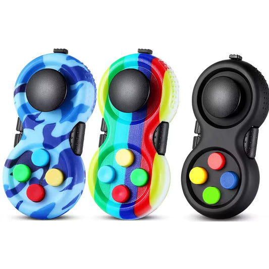 3pcs Fidget Pad Set – Retro Classic Handheld Fidget Game Controller Toys for Stress & Anxiety Relief