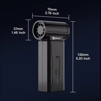 Booster JetFan Power Air Blower | 100000RPM Cordless Air Duster & Keyboard Cleaner