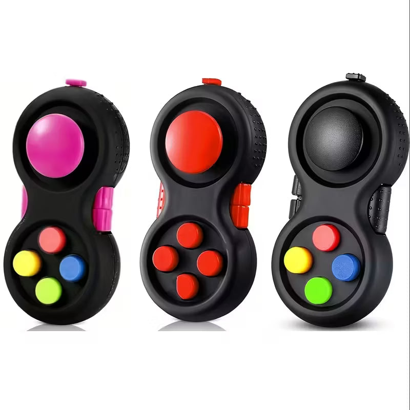 3pcs Fidget Pad Set – Retro Classic Handheld Fidget Game Controller Toys for Stress & Anxiety Relief