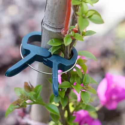 20/40/60pcs Heavy-Duty Adjustable Plant Clips – Reusable, Sturdy Support for Tomatoes, Vines, Flowers & Vegetables – Indoor & Outdoor Plant Training, Multi-Size, Green & Black