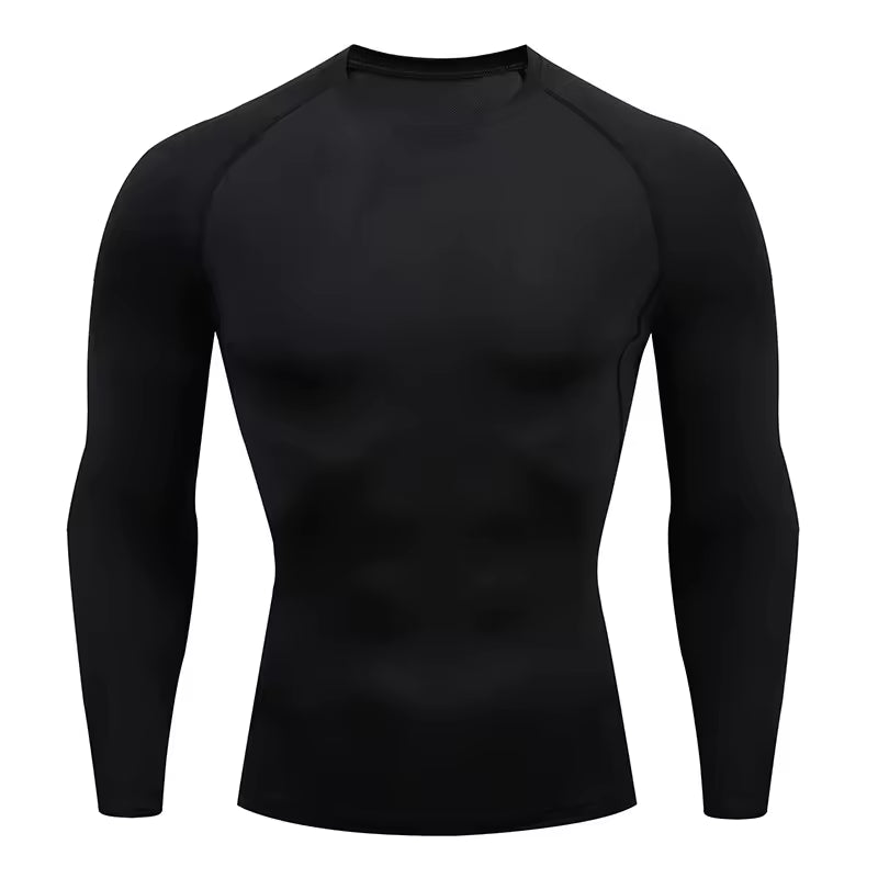 Men’s Compression T-Shirt – Outdoor Training, Fitness, Gym, Running & Jogging Sports Top