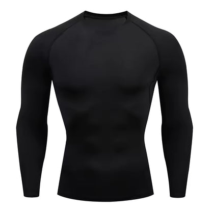 Men’s Compression T-Shirt – Outdoor Training, Fitness, Gym, Running & Jogging Sports Top