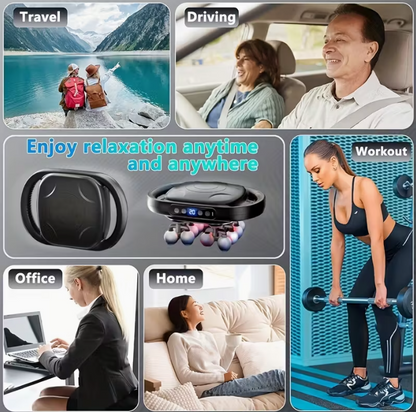 16-Head Flesh Gun Massage Device, Deep Tissue Muscle Instrument, 30 Levels of Intensity, USB Rechargeable, Full Body And Neck Massager, Perfect Gift for Athletes, Friends, Family, Halloween And Christmas, Body Fat Massage Instrument