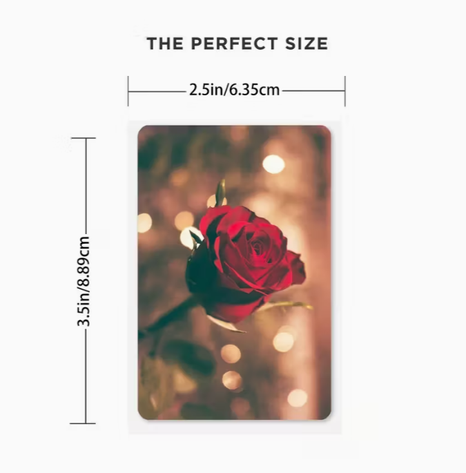 Custom Photo Playing Cards with Center Cut Style - Personalized Photo Cards - Perfect for Gifts, Weddings, Parties, and Game Nights - The Best Keepsake Gift for Partners, Friends, and Family