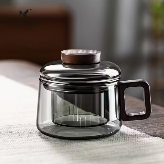 1pc200ml/6.76oz,KAPLAN Multifunctional Glass Tea Cup with Filter Bubble - Heat Resistant, Reusable, Suitable for Home and Office Use, Perfectly Suited for Loose Leaf Tea, Holiday Gifts, Couple Gifts, Must-have in the Office, Party Gift