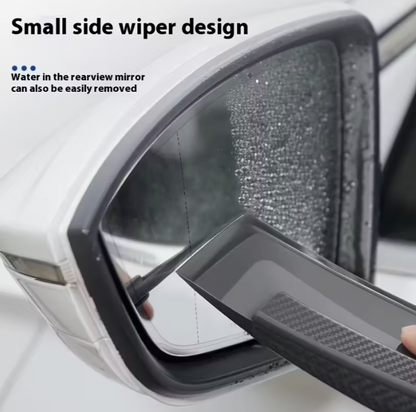 Soft Silicone Car Window Wiper Blade - Scratch-Free Water Stain Remover with Streak-Free Shine, Multi-Surface Cleaner for Cars, Shower Doors, Mirrors & Home Use, Windshield Cleaner, Mirror Cleaning Tool, Ergonomic Grip, Nonscratch Material