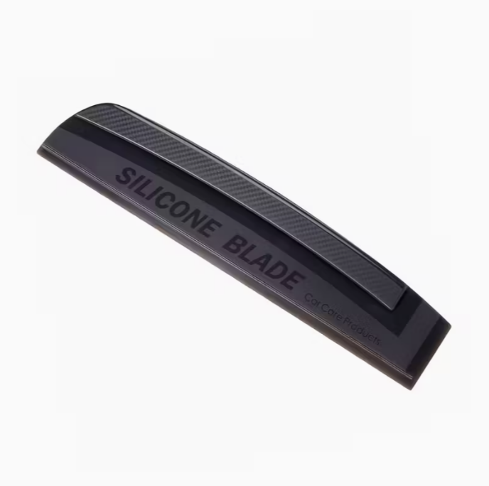 Soft Silicone Car Window Wiper Blade - Scratch-Free Water Stain Remover with Streak-Free Shine, Multi-Surface Cleaner for Cars, Shower Doors, Mirrors & Home Use, Windshield Cleaner, Mirror Cleaning Tool, Ergonomic Grip, Nonscratch Material