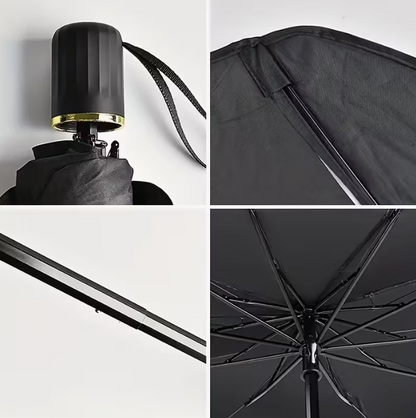Car Sunshade Front Windshield Sunscreen Heat Insulation Sunshade Blocking Plate Blackout Curtain Gear Car Interior Windshield Small Car Cover Umbrella