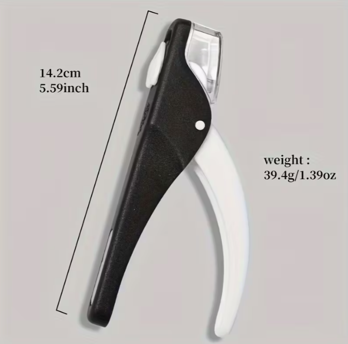 1pc Upgraded Anti-Splatter Nail Clipper, French Nail Extension U-Shaped DIY Nail Trimmer, Nail Care Tool for Foot, Hand, and Nail Maintenance, Fragrance-Free, Accessories