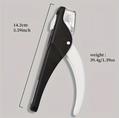 1pc Upgraded Anti-Splatter Nail Clipper, French Nail Extension U-Shaped DIY Nail Trimmer, Nail Care Tool for Foot, Hand, and Nail Maintenance, Fragrance-Free, Accessories