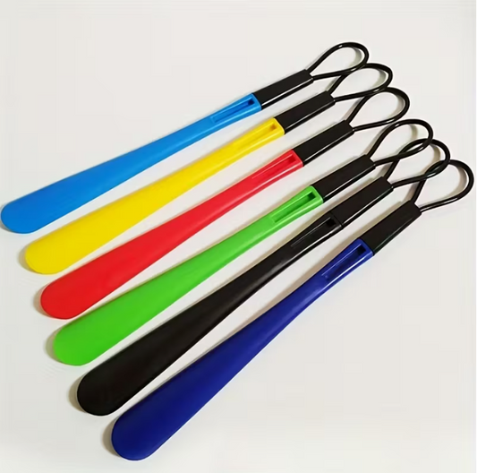 1pc Extra Long Plastic Shoe Horn, 18.9 Inch - Flexible, Durable Shoehorn for All Shoe Types - Easy Wear Without Bending - For Men & Women - Suitable for Everyday Use - Perfect Gift for Seniors & People with Limited Mobility