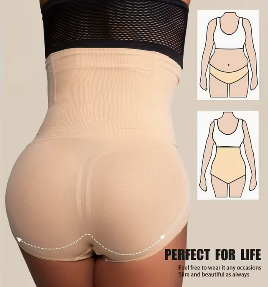 1 Pcs High Waist Shaping Panties | Waist Trainer Body Shaper Tummy Sheath Woman Flat Belly Control Panties Hip Butt Lifter Briefs Panty Women Underwear Shapewear