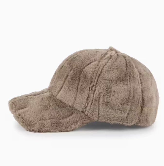 1pc Winter Warm Faux Wool Velvet Hat - Adjustable Beanie for Outdoor Sports & Christmas, Soft Solid Color Casual Cap (Black/Beige/White), Winter Hat, Festive Headwear, Cozy Headgear