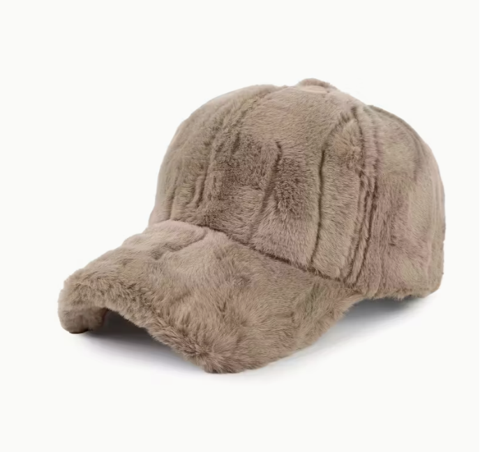 1pc Winter Warm Faux Wool Velvet Hat - Adjustable Beanie for Outdoor Sports & Christmas, Soft Solid Color Casual Cap (Black/Beige/White), Winter Hat, Festive Headwear, Cozy Headgear